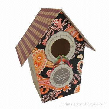House-shaped Packaging Boxes, OEM Sample Ready in 3 Days